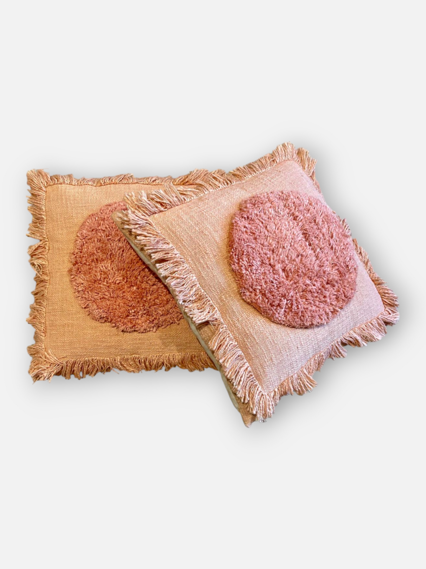 ROSELLE CUSHION CORAL 18 x 18 IN