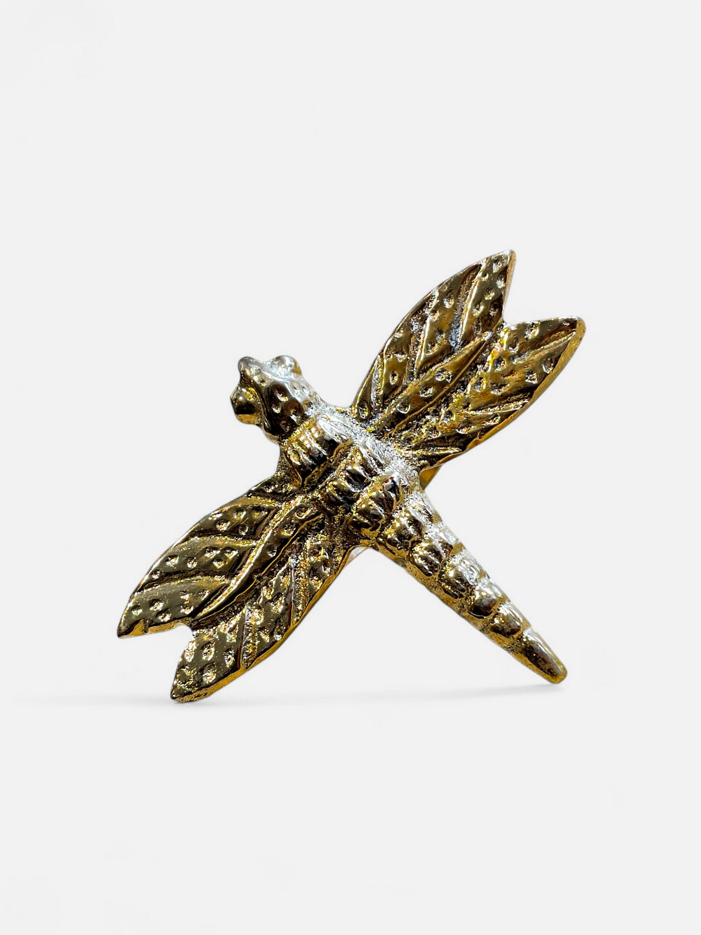 REGALIA NAPKIN RING ANTIQUE GOLD (SET OF 4)