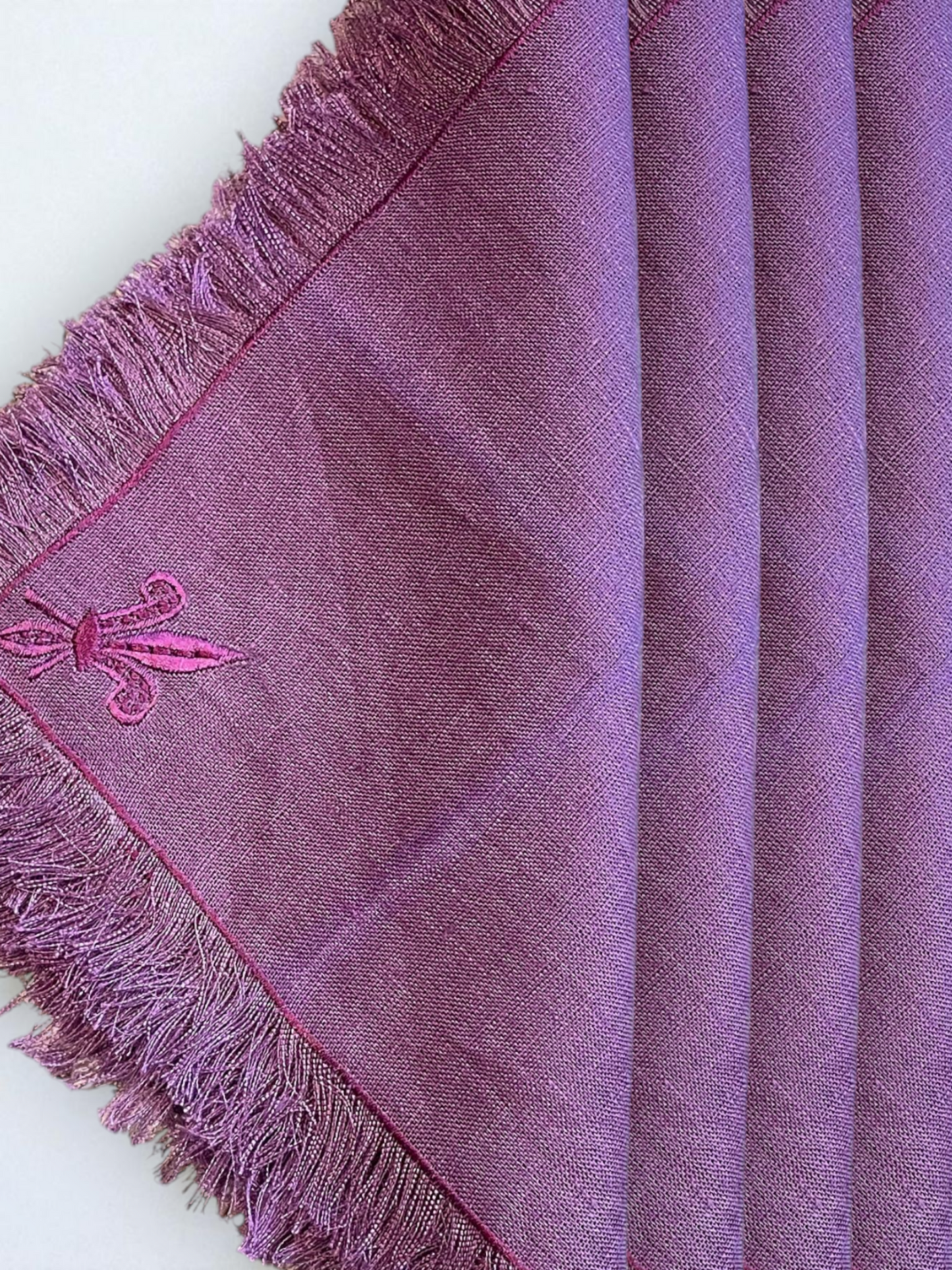 VELLURA COCKTAIL NAPKIN LEVENDER ROSE (SET OF 4)