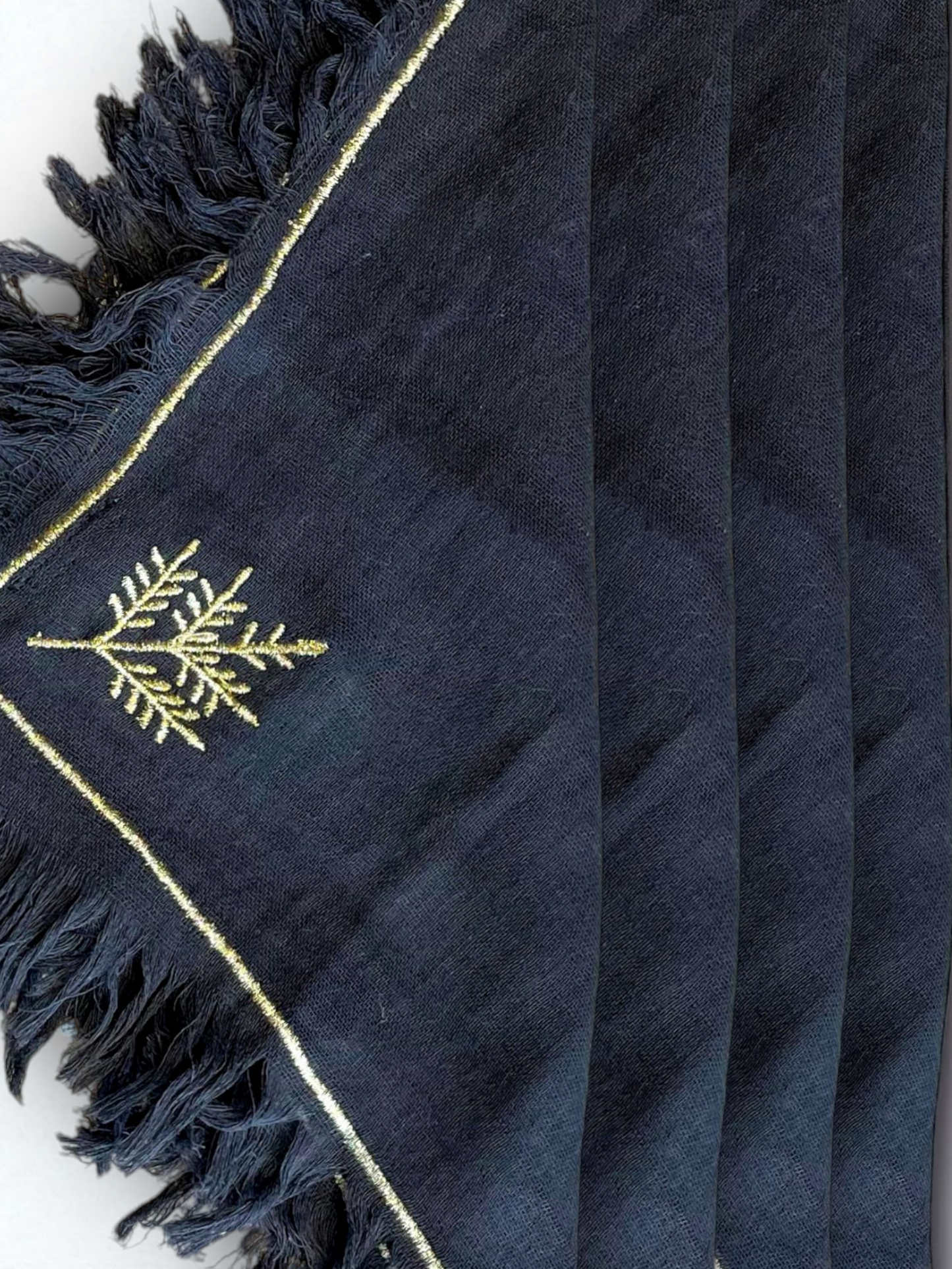 AURUM COCKTAIL NAPKIN BLACK (SET OF 4)