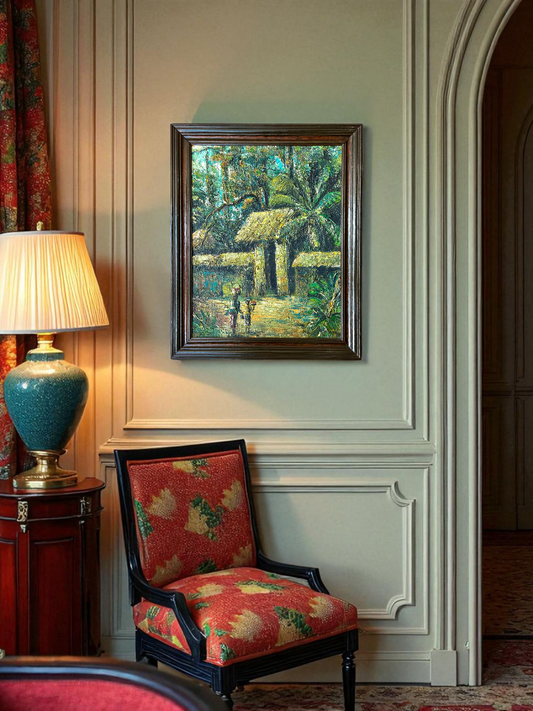 FOREST GARDEN WALL ARTWORK 25 x 31 IN