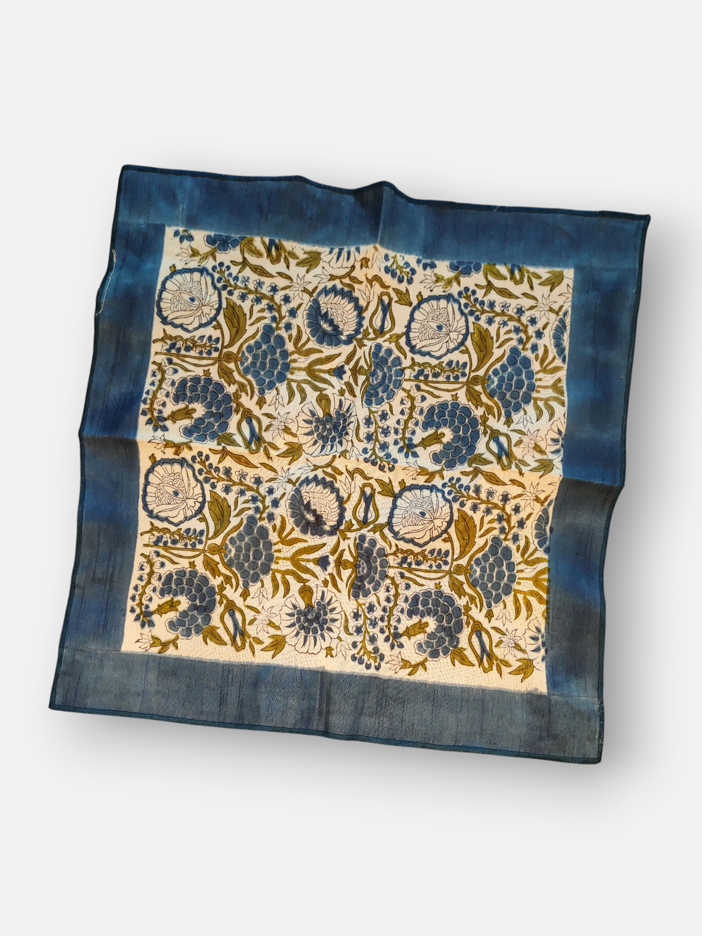 INDIGO FLEURS DINNER NAPKIN INDIGO BLUE (PER PC)