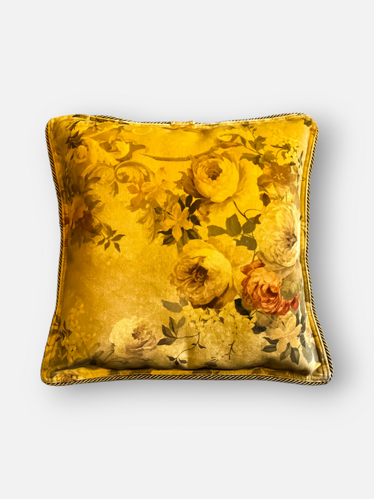 MARIGOLD CUSHION VINTAGE GOLD 16 x 16 IN