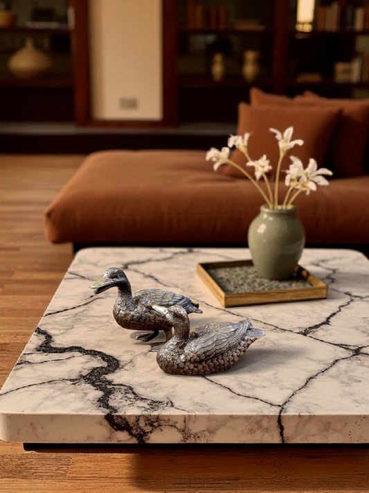 DUCK'S ANTIQUE BROWN (SET OF 2)