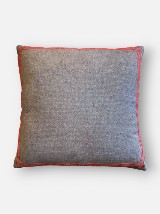 DUNEFLARE LUXE CUSHION SLATE GREY 20 x 20 IN