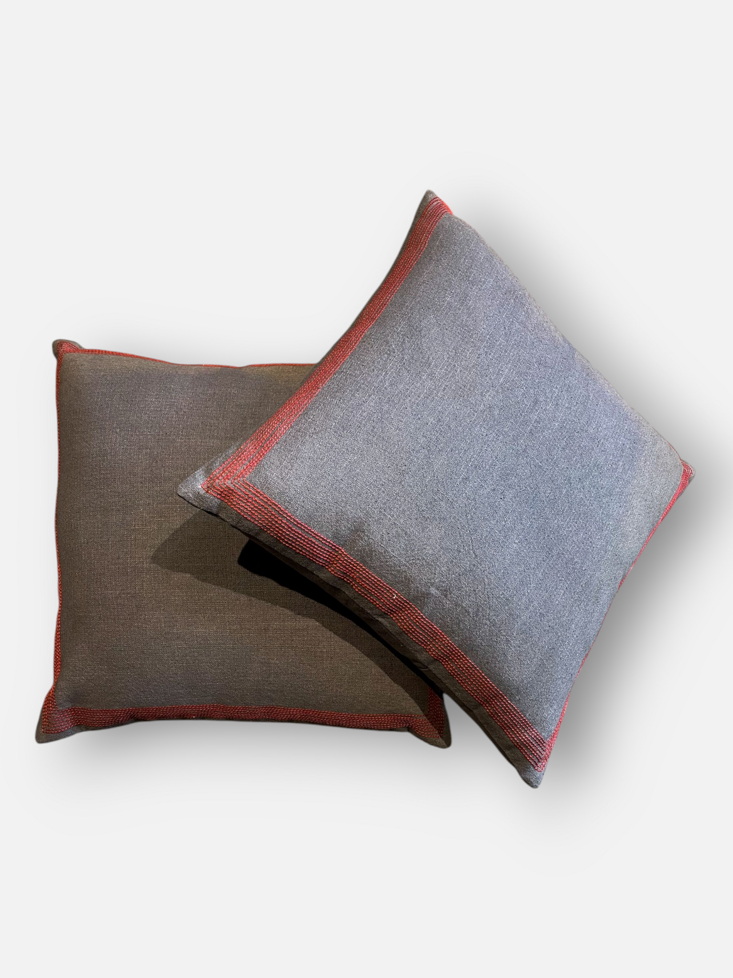 DUNEFLARE LUXE CUSHION SLATE GREY 20 x 20 IN