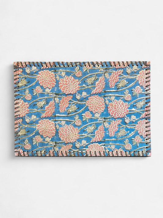 DAHLIA TABLE MAT TURQUOISE BLUE (PER PC)