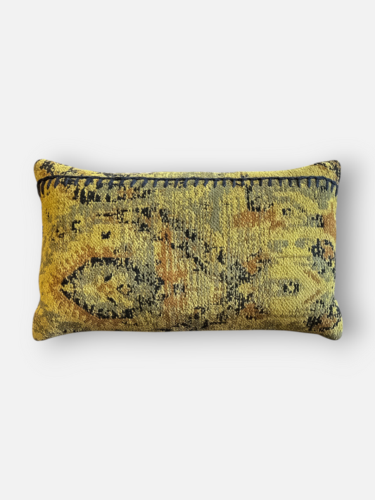 DORELL OCHRE LUMBER CUSHION OCHRE YELLOW 23 x 14 IN