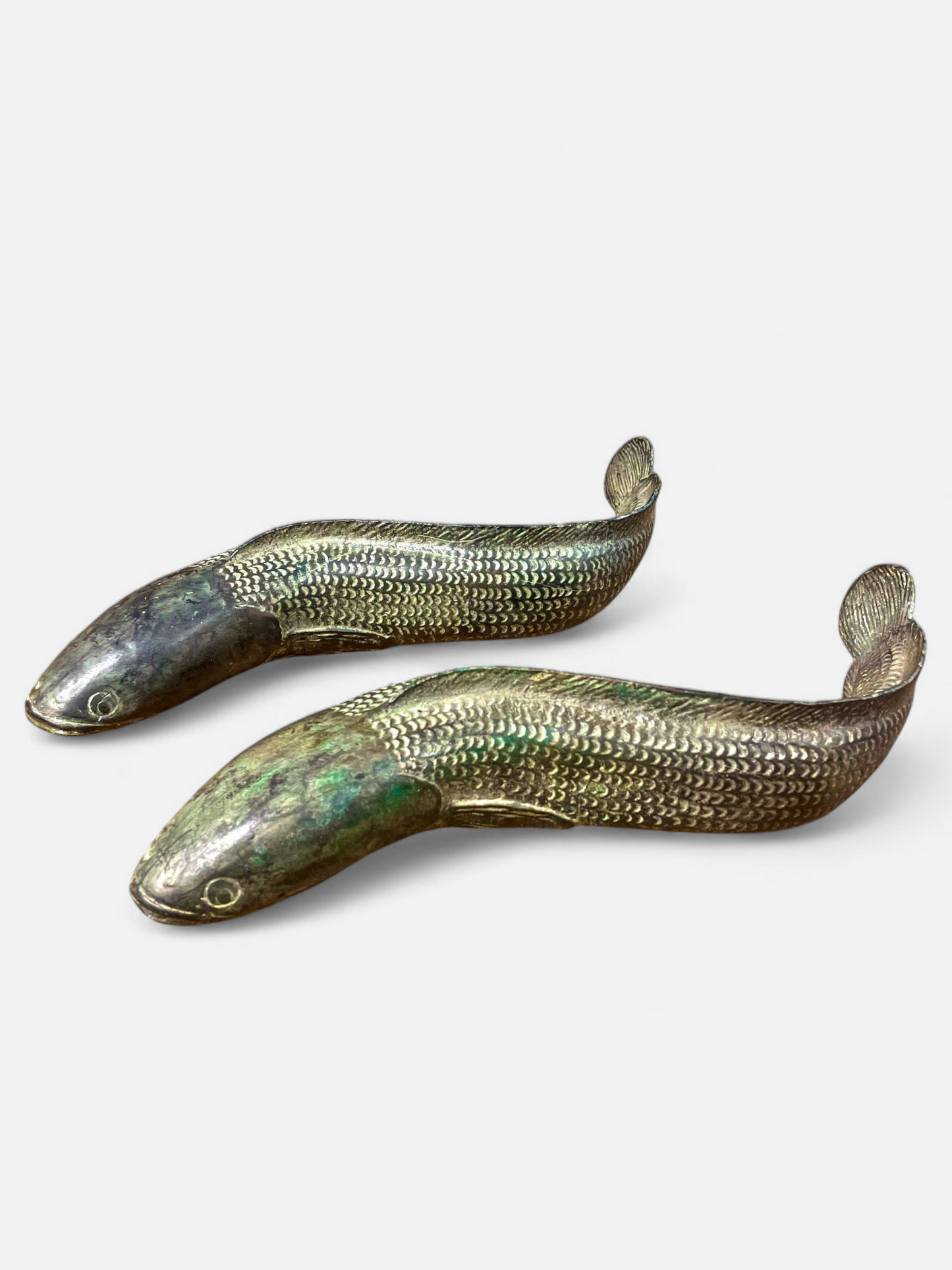 AMBER FISH PATINA (SET OF 2)