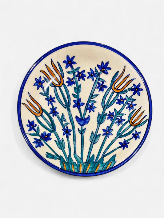 PURPLE PEONY DINNER PLATE (PER PC)