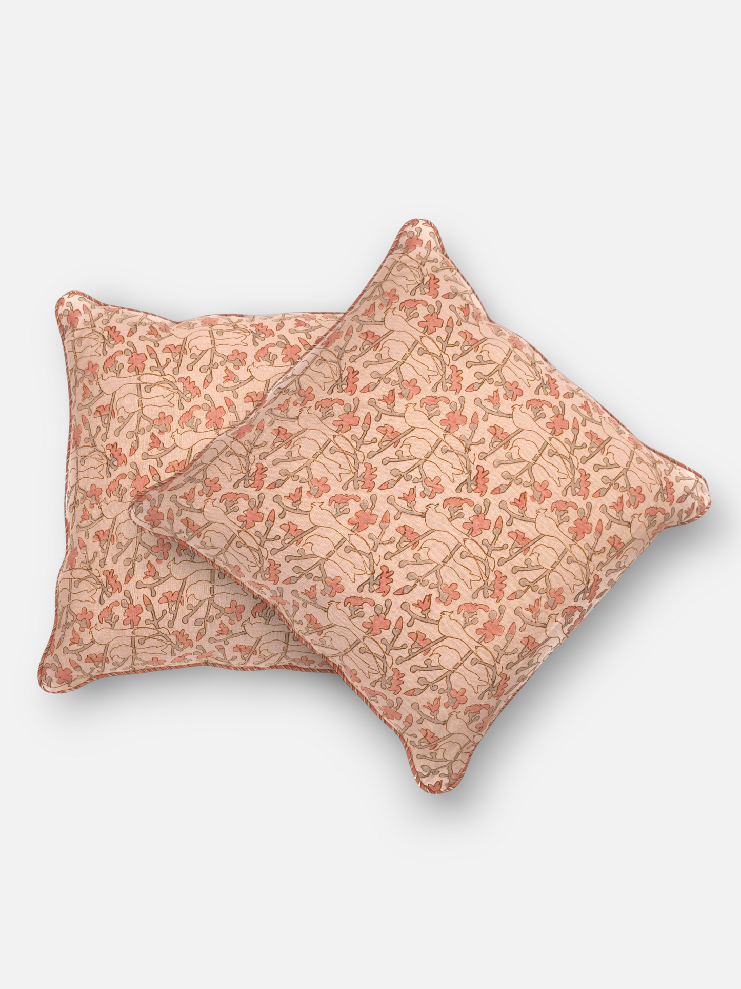ROSEWOOD CUSHION BLUSH BEIGE 20 x 20 IN