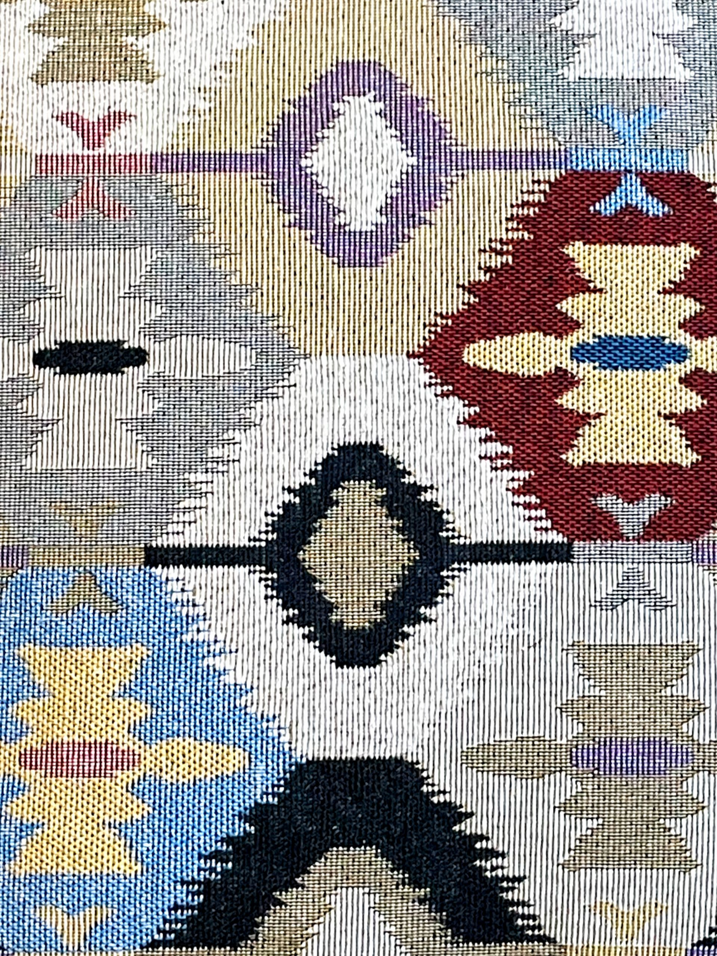 NEOMA CUSHION GREY & MULTI 16 x 16 IN