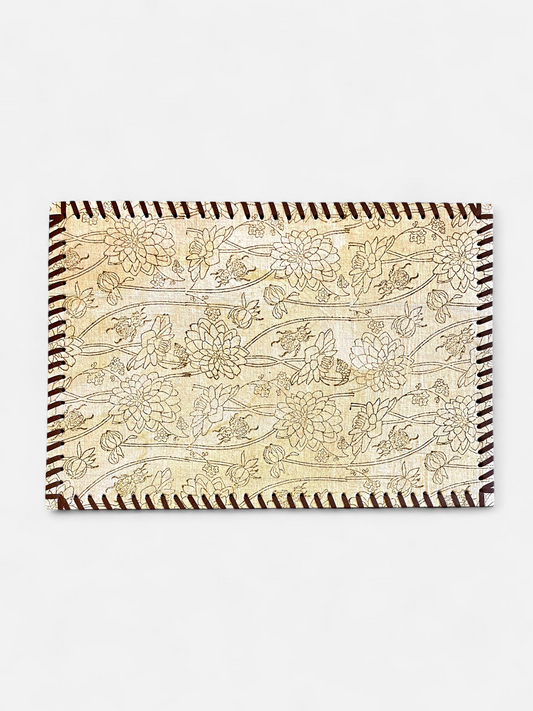 DIVINE TABLE MAT BEIGE & BROWN (PER PC)