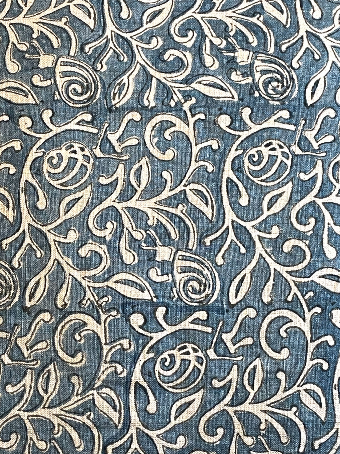 ROSAVINE CUSHION DUSTY BLUE & IVORY 20 x 20 IN