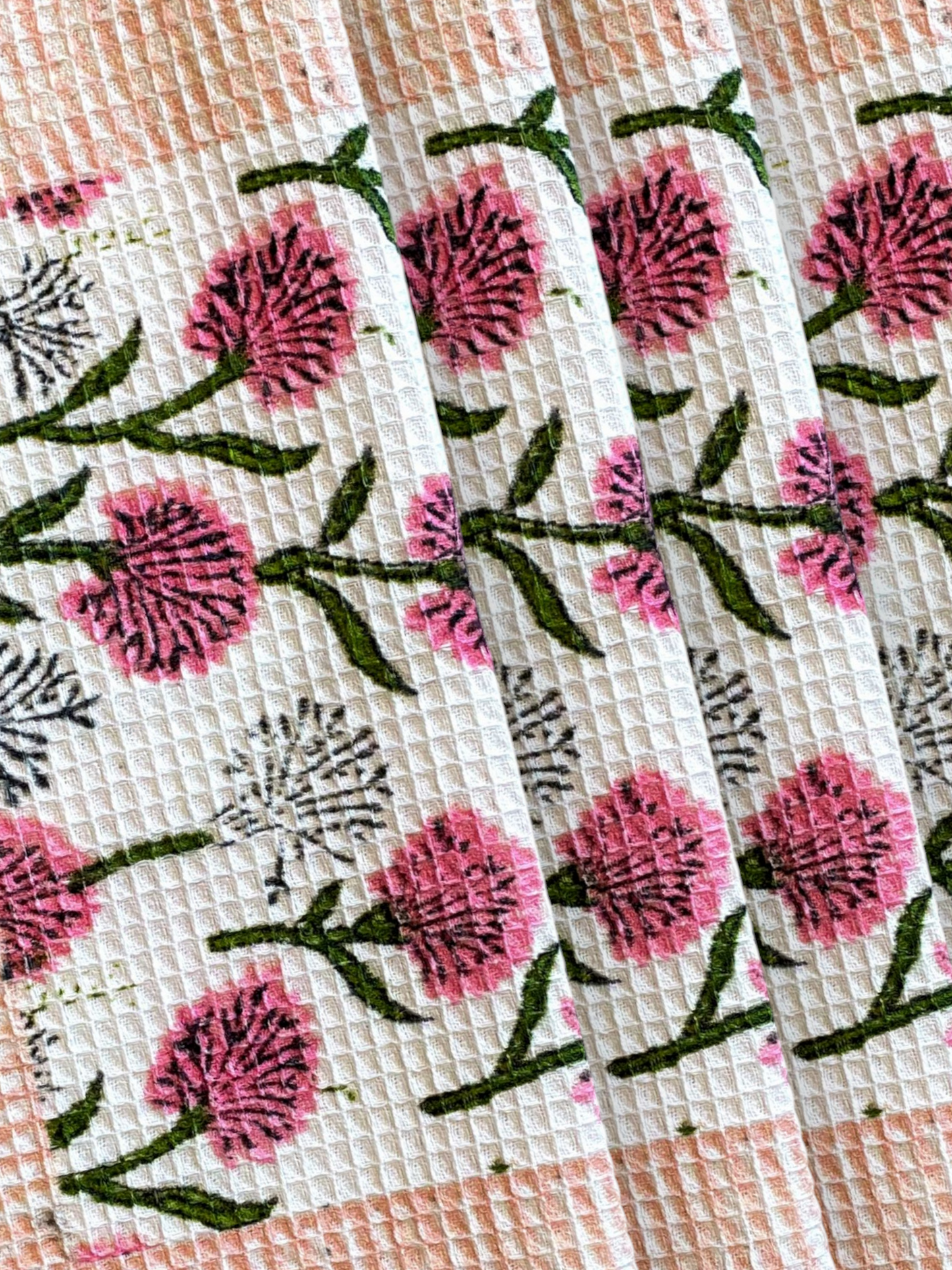 ROSELLE BLOOM HAND TOWEL BLUSH PINK (Set of 4)