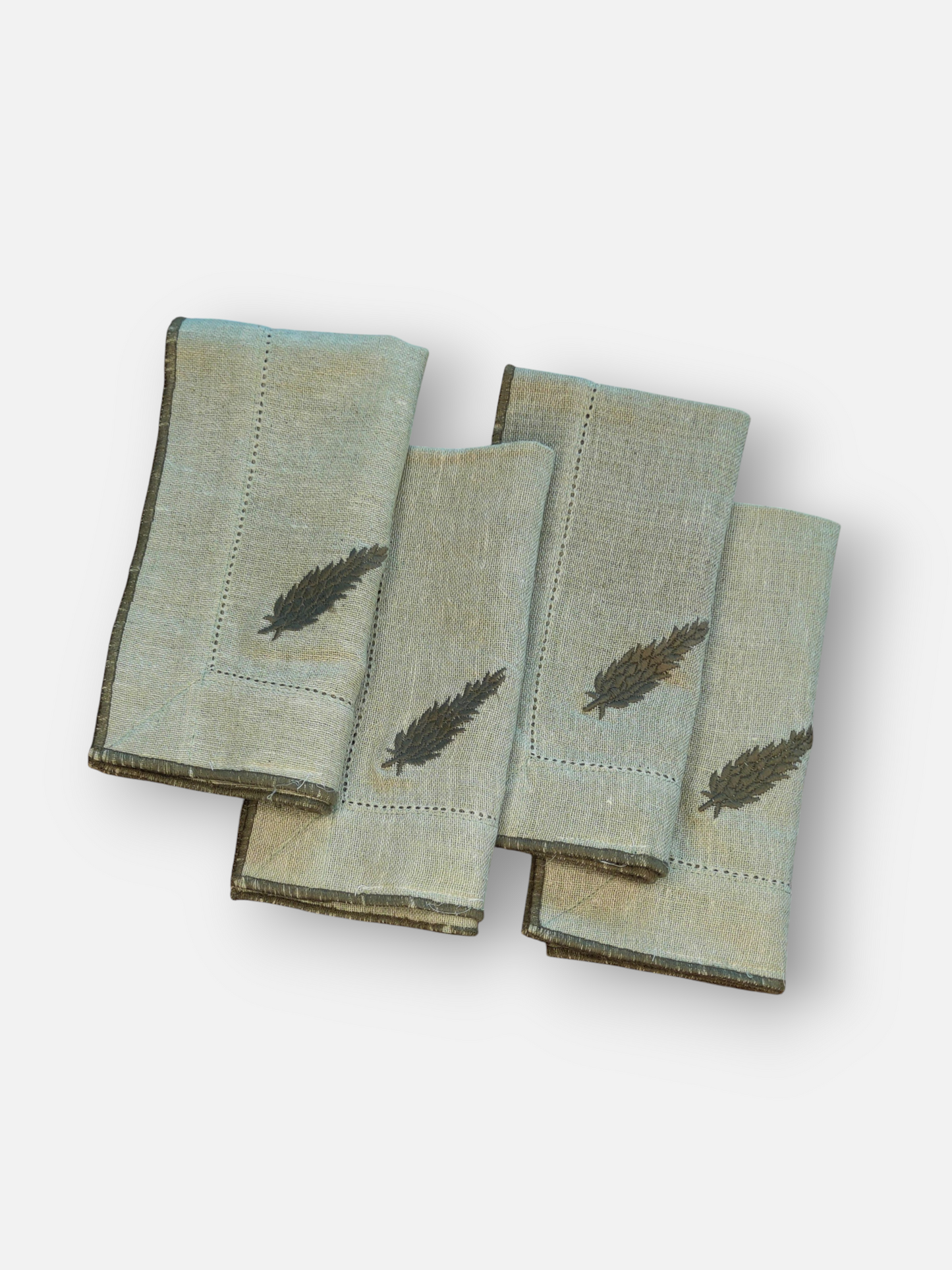 MONTCLAIR DINNER NAPKIN OLIVE GREEN (SET OF 4)