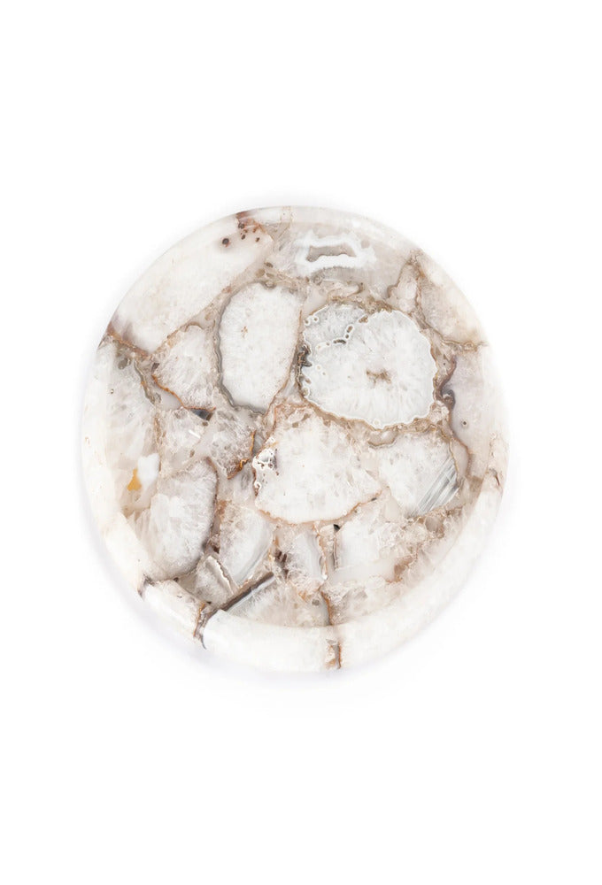 White Agate CakeDom Platter