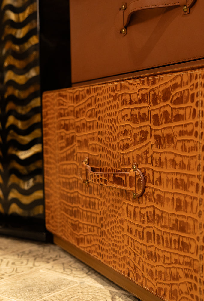 Hunter Leather Trunk