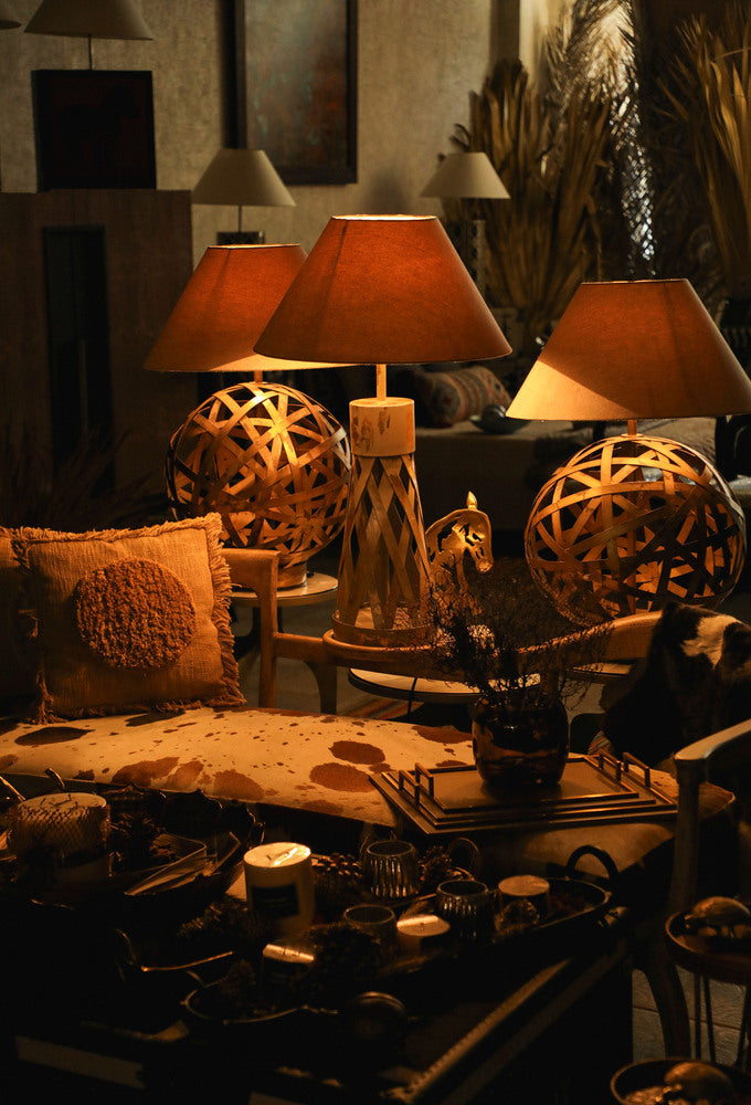 Nwanti Round Lamp (Silver)