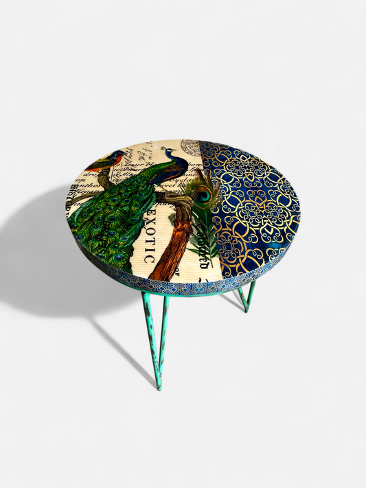 PEACOCK SIDE TABLE