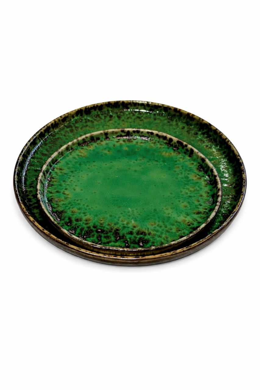 Green Coco Plate Large