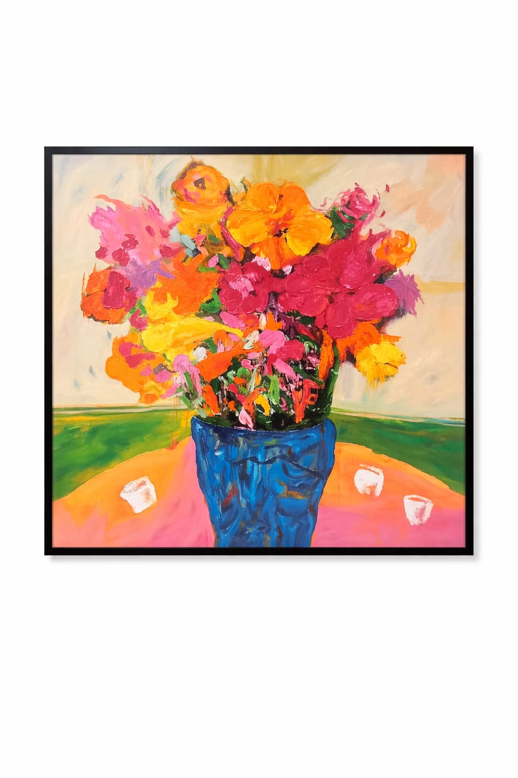 SUNBURST BLOOMS WALL ARTWORK