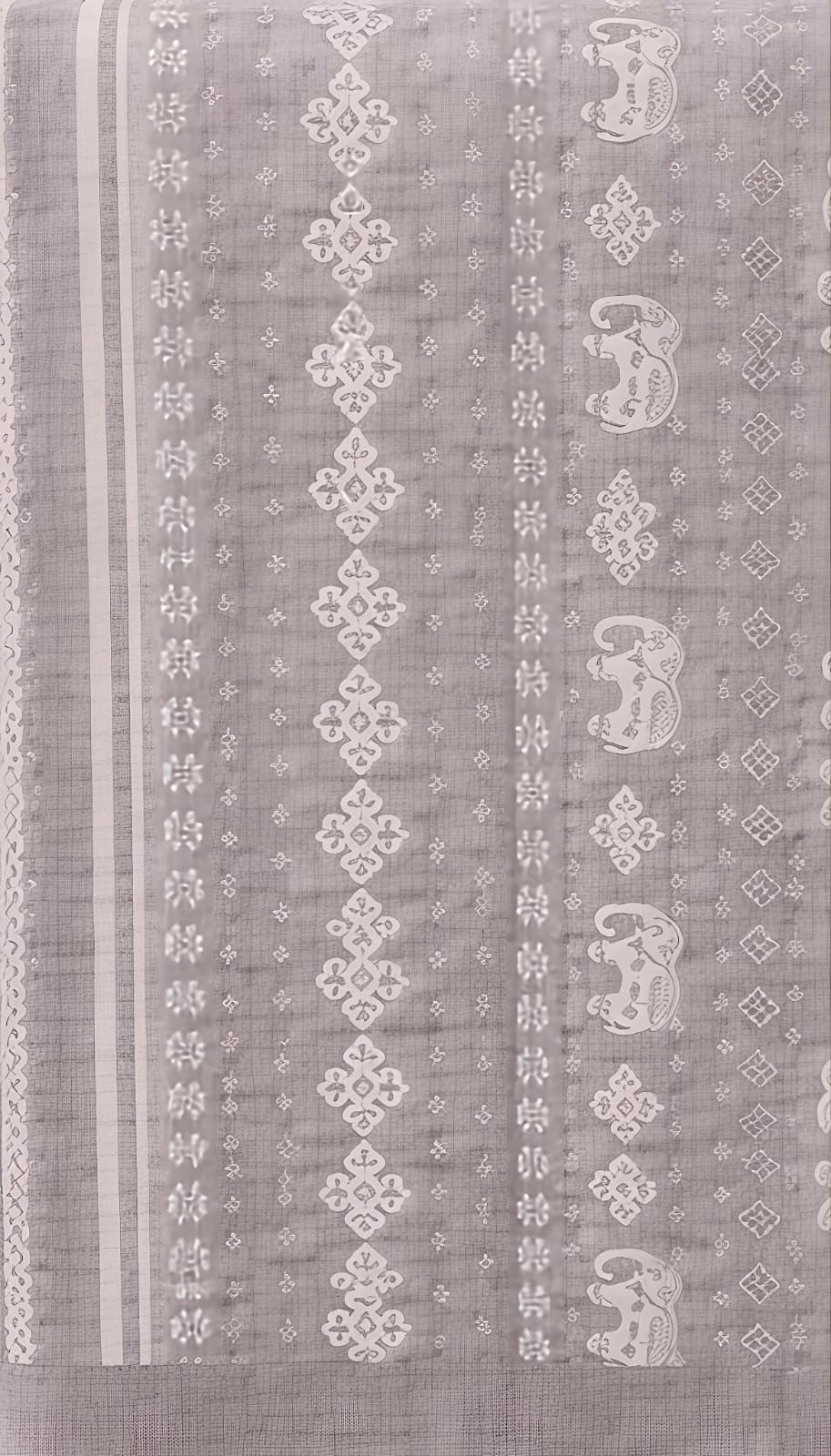 SLATE ELEPHANT BEDSPREAD 95X106 INCH