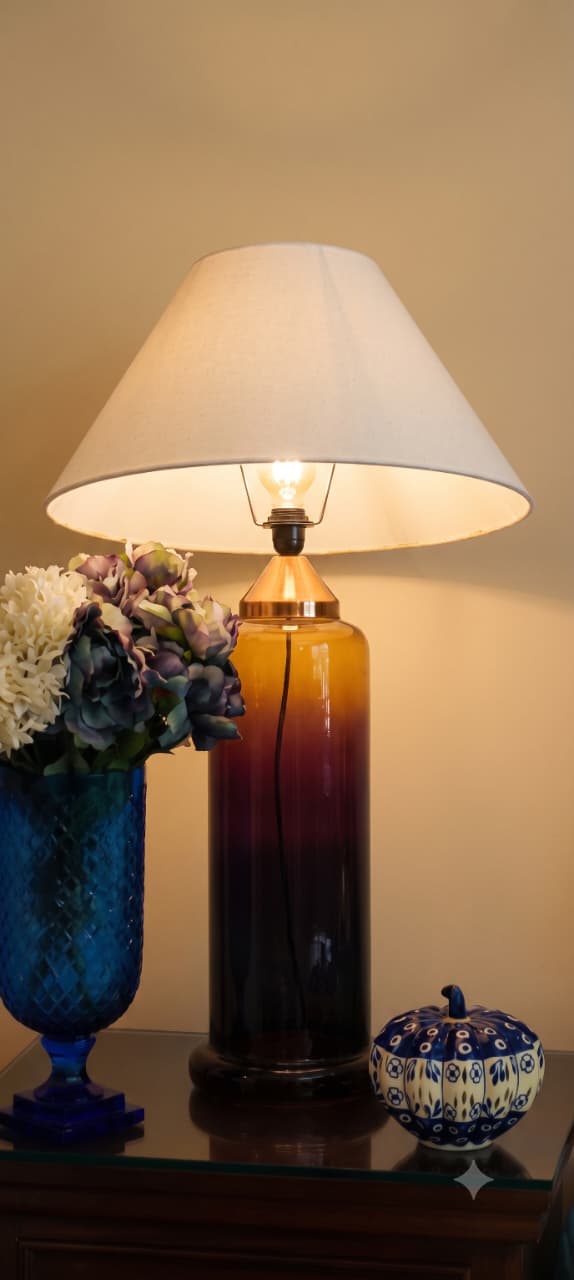 Gold Rush Lamp With Shade