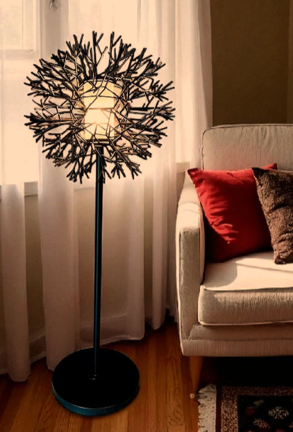 LIGHT BOX FLOOR LAMP MATT BLACK