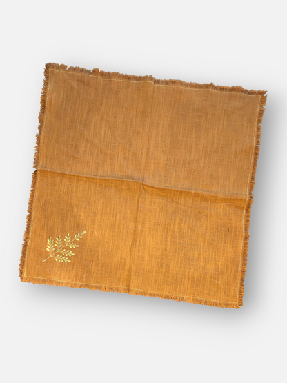 MAISON DINNER NAPKIN EARTH GOLD (SET OF 4)
