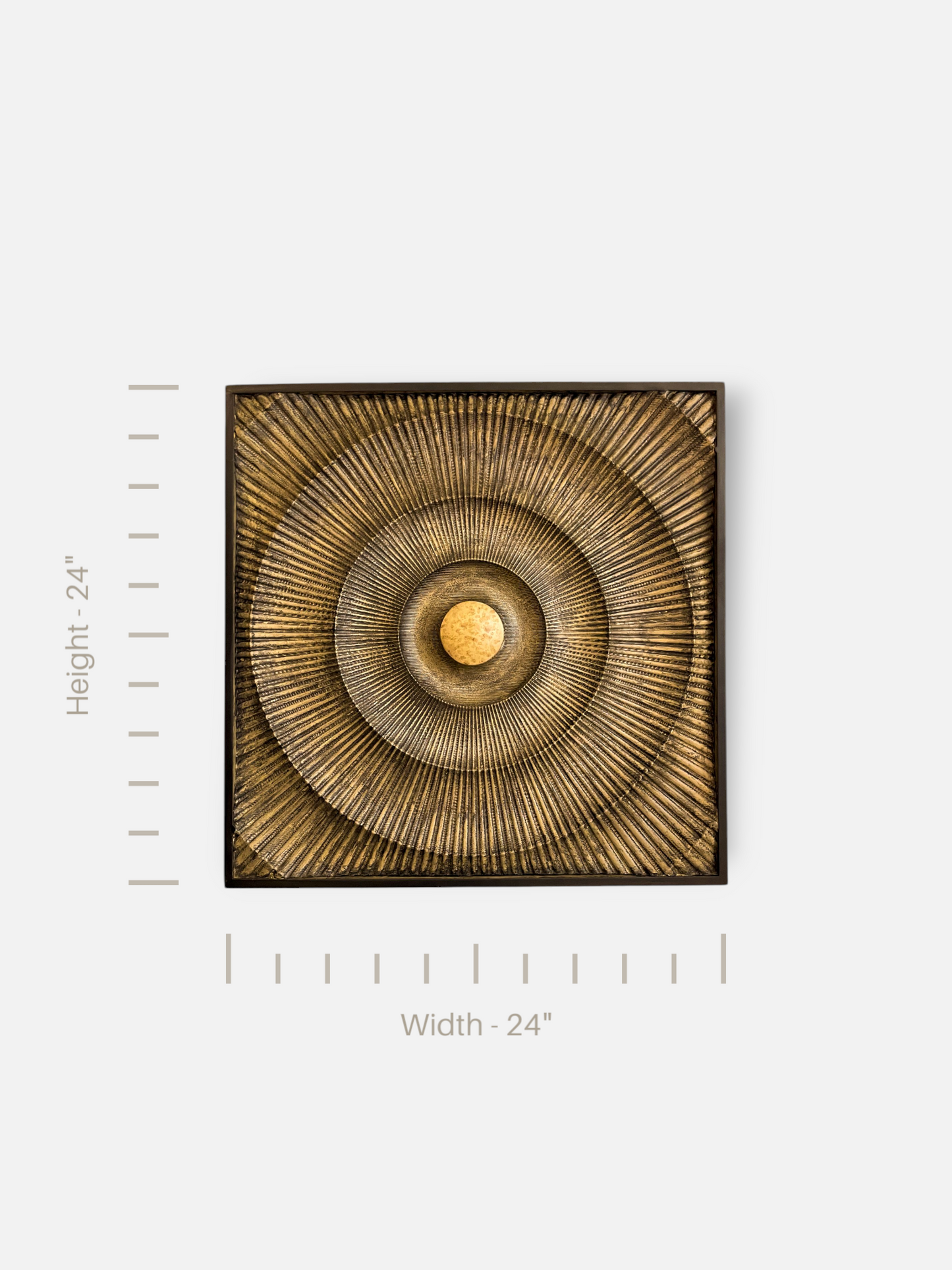 ROSMIRA WALL ART ANTIQUE GOLD