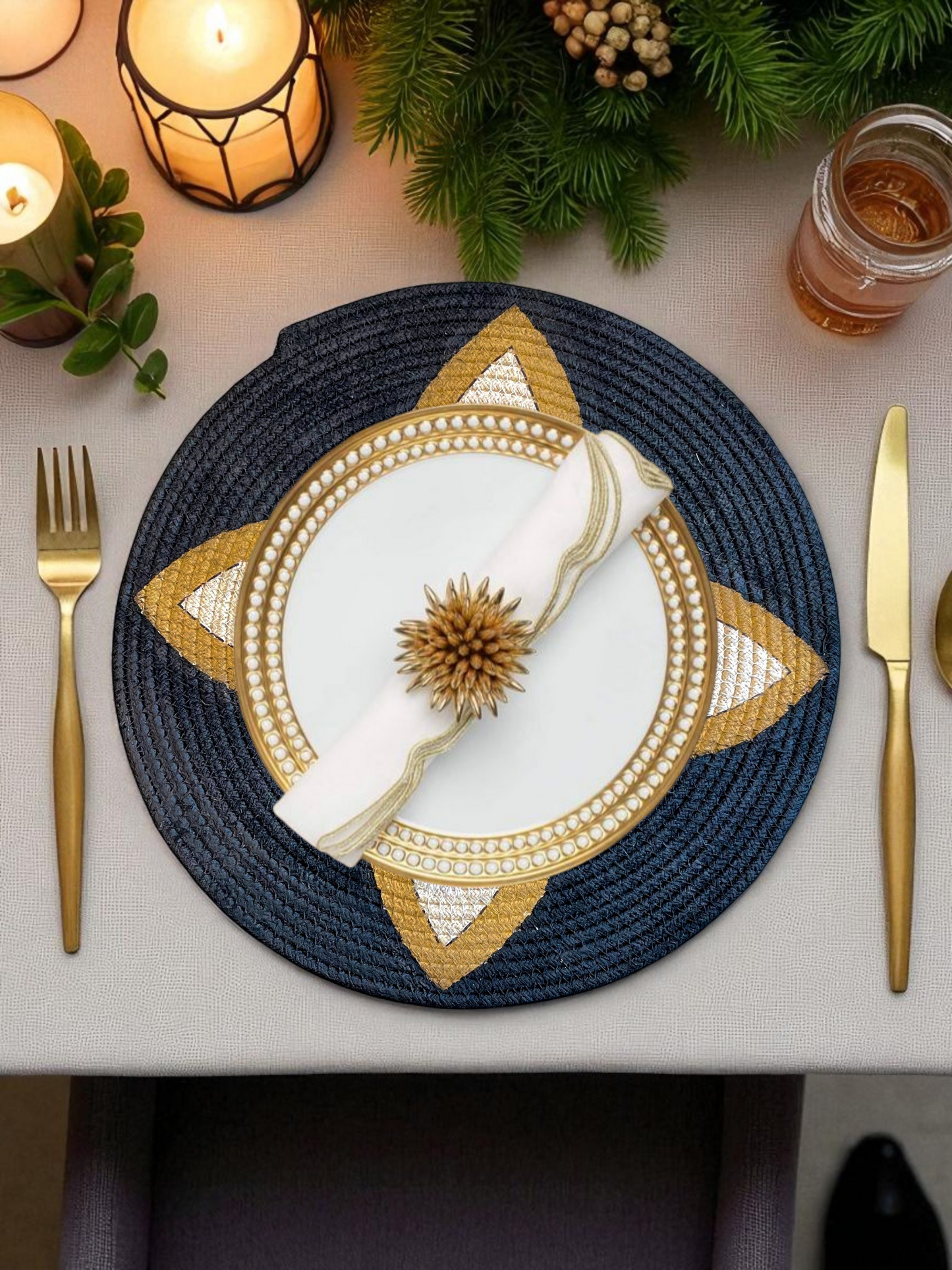 RAVAYA ROUND TABLE MAT (PER PC)