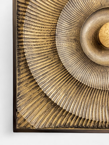 ROSMIRA WALL ART ANTIQUE GOLD