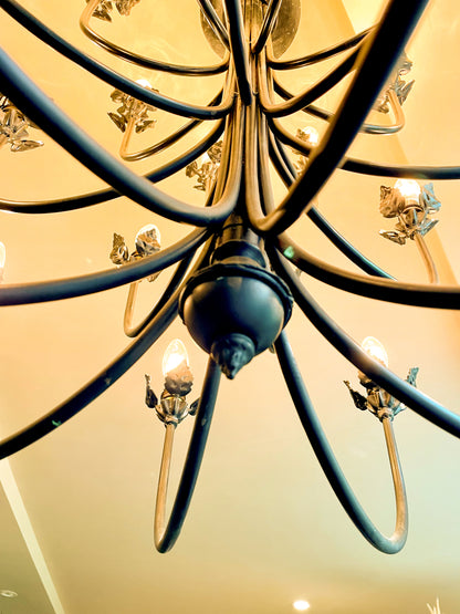 NIRVAAN CHANDELIER (MATT BLACK)