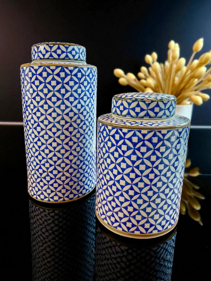 MID NIGHT BLUE JAR LARGE