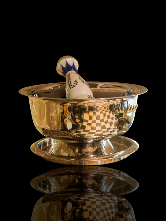 REVERE BOWL & JEEVES TRAY