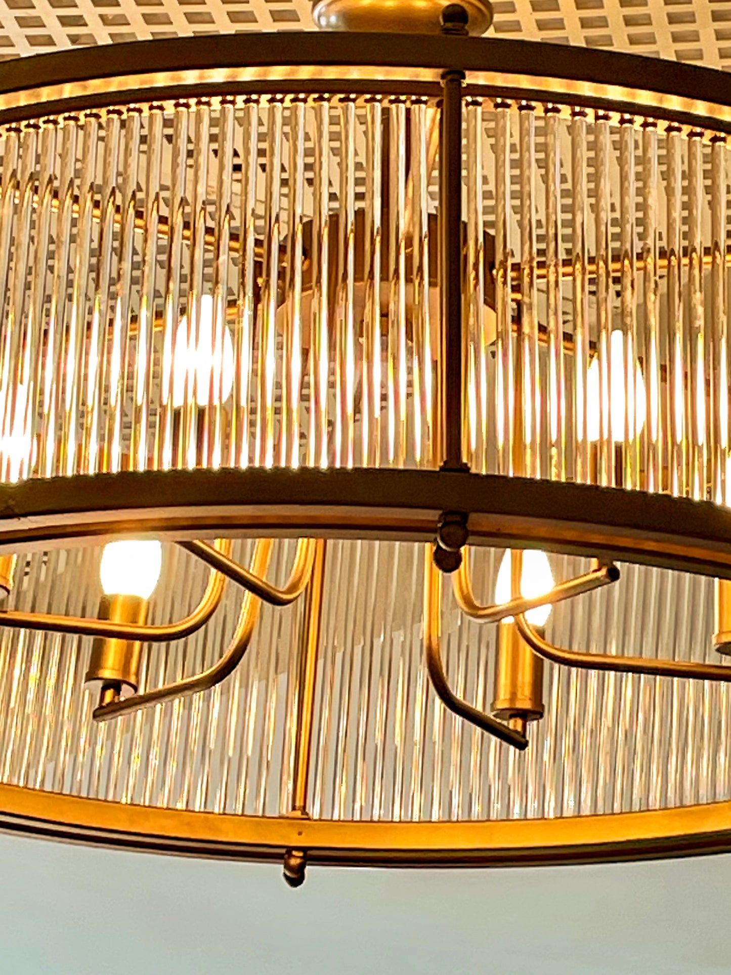 RAVINCI ROUND CHANDELIER (ANTIQUE GOLD)