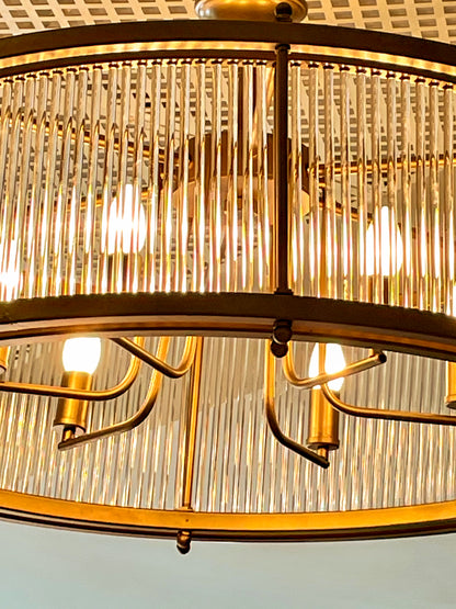 RAVINCI ROUND CHANDELIER (ANTIQUE GOLD)