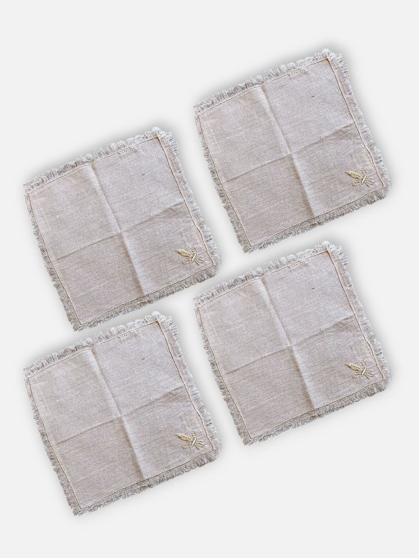 VELLURA PEACH COCKTAIL NAPKIN PEACH