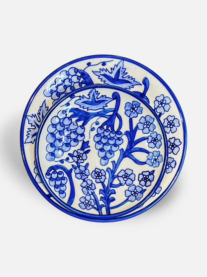 BLUE BERRY QUARTER PLATE (PER PC)