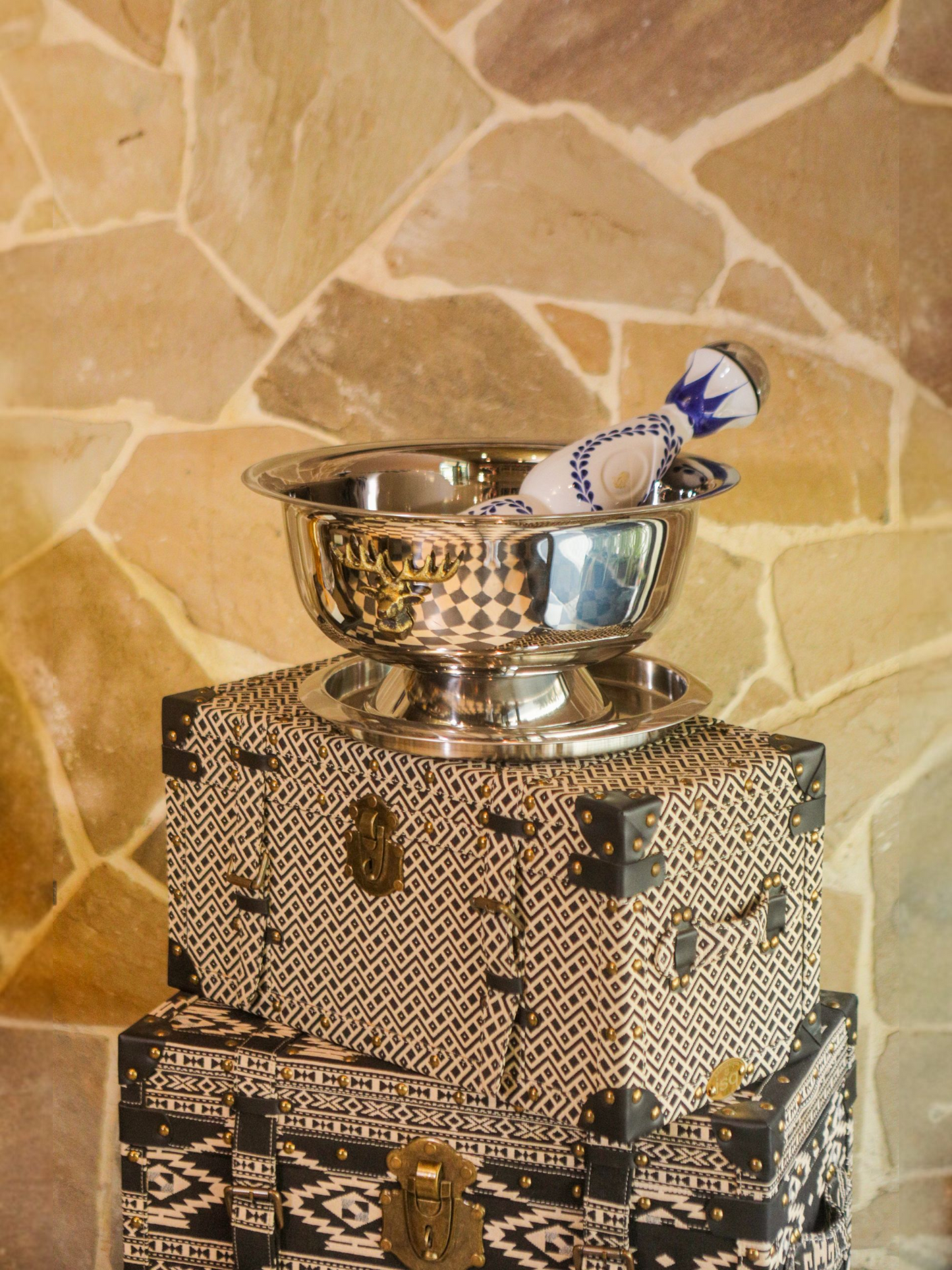 REVERE BOWL & JEEVES TRAY