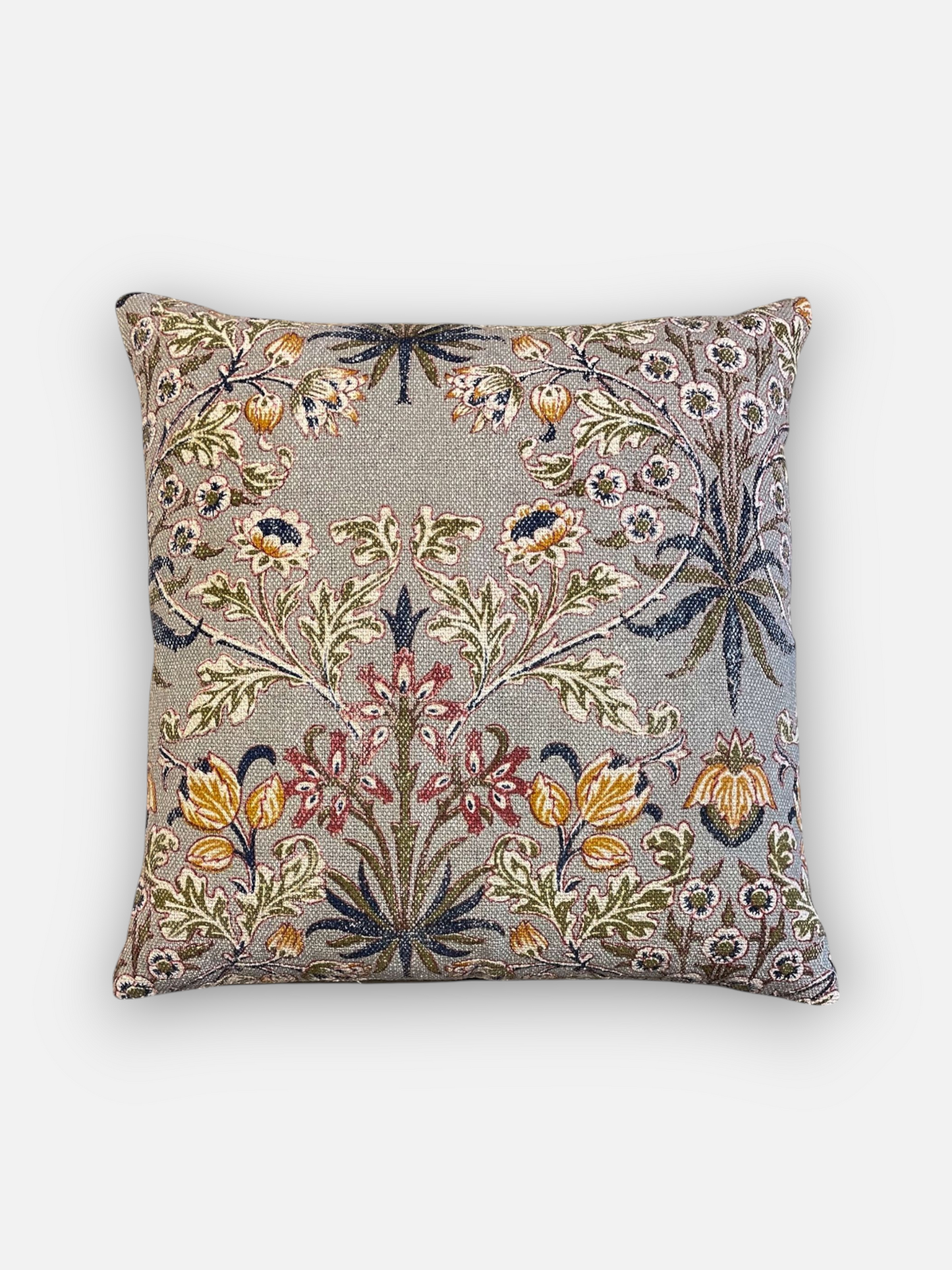 REGAL TAPESTRY CUSHION TAUPE GREY 20 x 20 IN