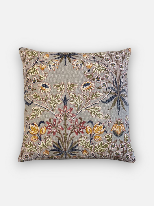 REGAL TAPESTRY CUSHION TAUPE GREY 20 x 20 IN
