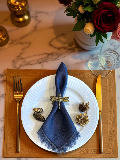 VELLUTO INDIGO DINNER NAPKIN INDIGO