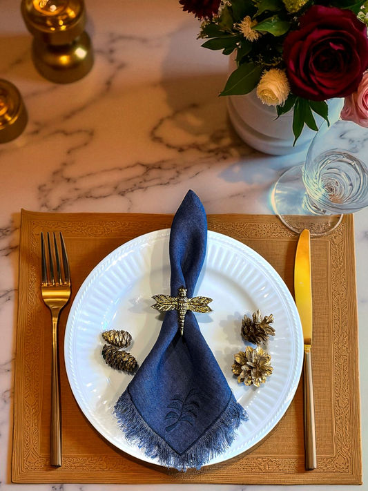 VELLUTO INDIGO DINNER NAPKIN INDIGO