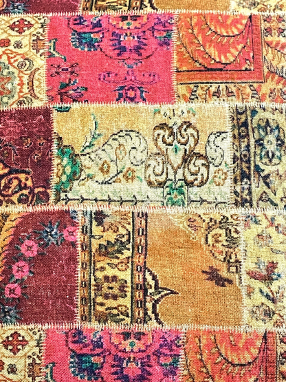 RAJMIRA PATCH CUSHION MULTI 20 x 20 IN