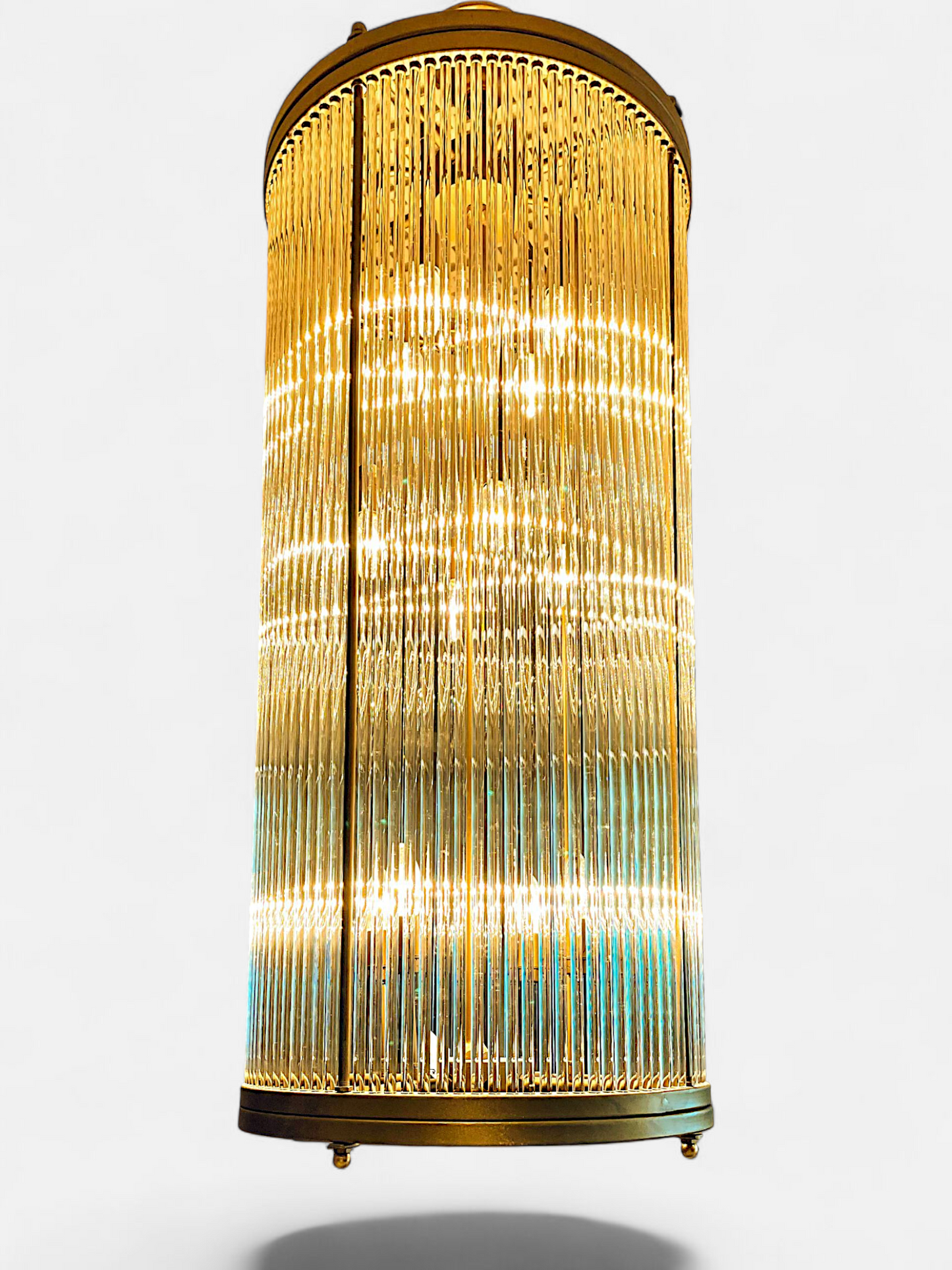 RAVINCI LONG CHANDELIER (ANTIQUE GOLD)
