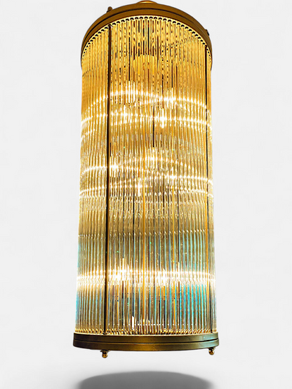 RAVINCI LONG CHANDELIER (ANTIQUE GOLD)