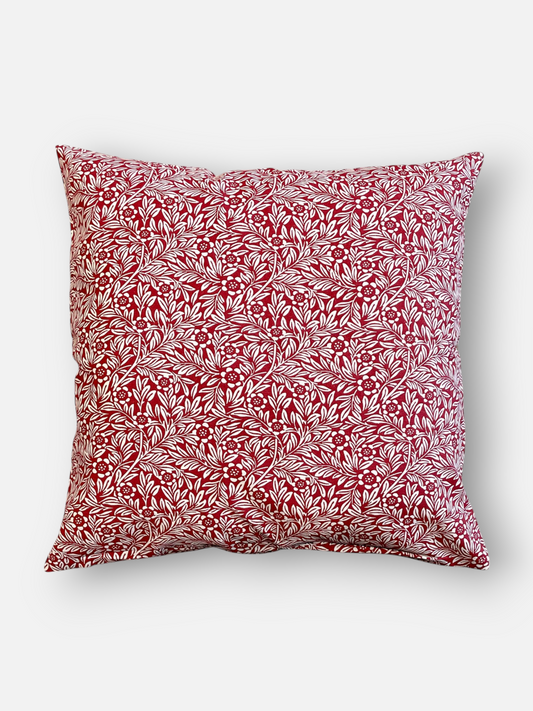 DAHILA CUSHION RED 20 x 20 IN