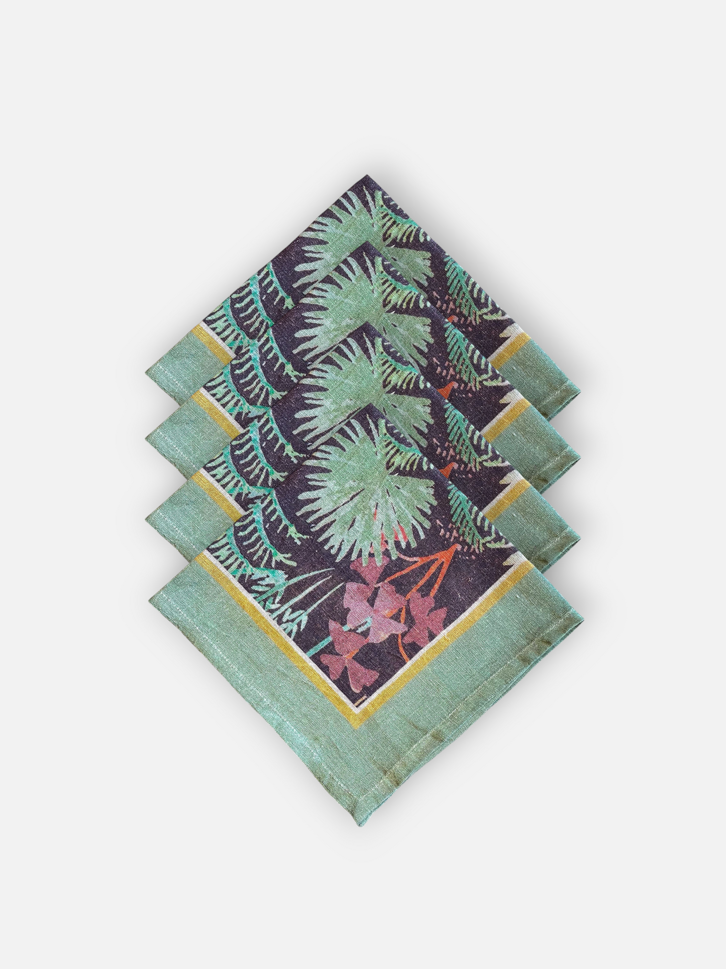 SELVA NOIRE DINNER NAPKIN OLIVE GREEN